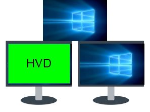 Status of the HVD display