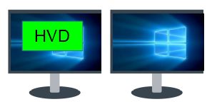 Status of the HVD display