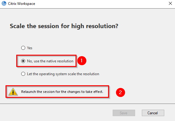 Advanced Preferences, High DPI