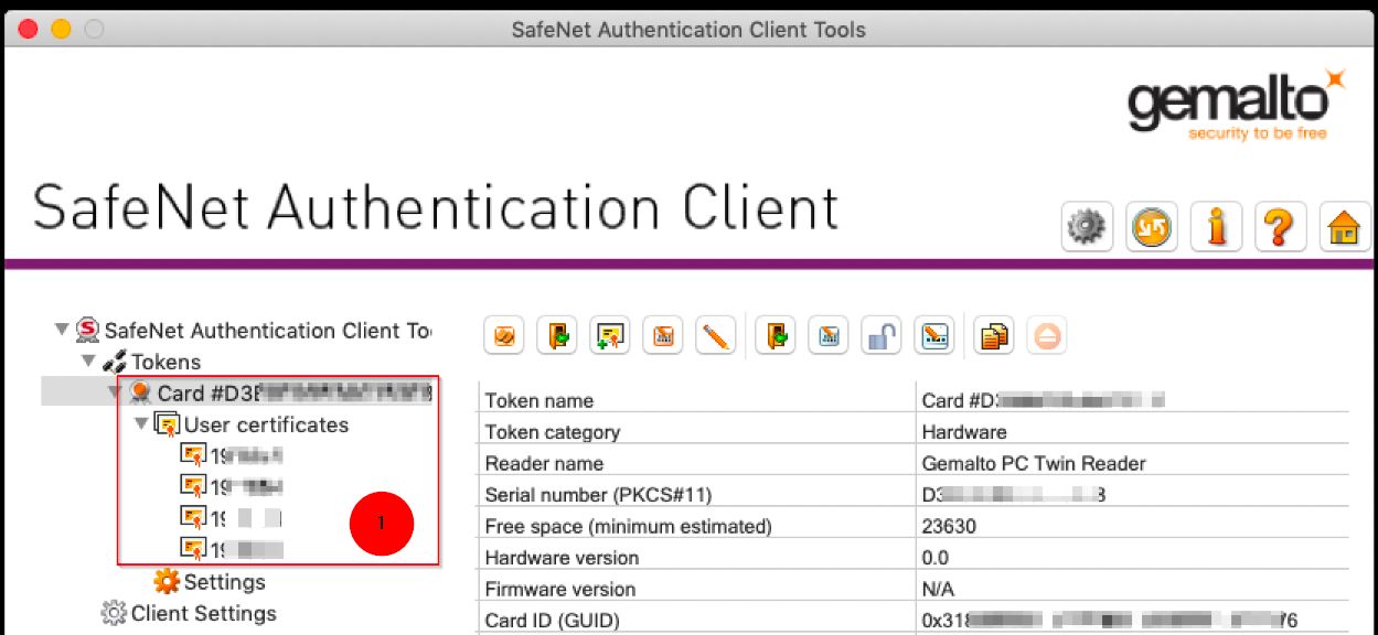 Checking the Smartcard