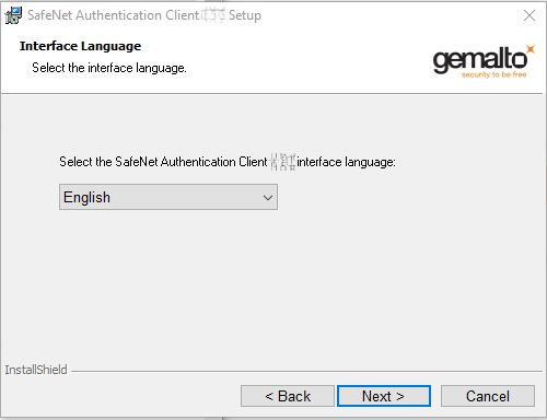 Safenet Authentication Client